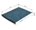 BOSCH Filtr vzduchu v interiru FILTR+ BO 0986628538, 0 986 628 538