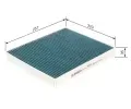 BOSCH Filtr vzduchu v interiru + BO 0986628539, 0 986 628 539
