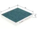 BOSCH Filtr vzduchu v interiru + BO 0986628540, 0 986 628 540