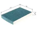 BOSCH Filtr vzduchu v interiru + BO 0986628548, 0 986 628 548