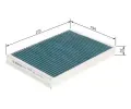 BOSCH Filtr vzduchu v interiru + BO 0986628561, 0 986 628 561