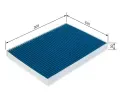 BOSCH Filtr vzduchu v interiru FILTER+pro BO 0986628565, 0 986 628 565