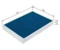 BOSCH Filtr vzduchu v interiru FILTER+pro BO 0986628575, 0 986 628 575