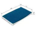 BOSCH Filtr vzduchu v interiru FILTER+pro BO 0986628578, 0 986 628 578