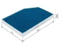 BOSCH Filtr vzduchu v interiru FILTER+pro BO 0986628580, 0 986 628 580