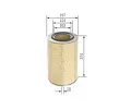 BOSCH Vzduchov filtr BO 1457429950, 1 457 429 950