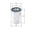 BOSCH Palivov filtr BO 1457434435, 1 457 434 435