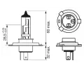 BOSCH rovka H4 12V 60/55W P43t BO 1987301001, 1 987 301 001