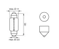 BOSCH rovka C5W 12V 5W SV8,5-8 BO 1987301004, 1 987 301 004