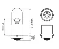 BOSCH rovka T4W 12V 4W BA9s BO 1987301023, 1 987 301 023