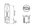 BOSCH rovka 12V 1,2W W2x4,6d BO 1987301024, 1 987 301 024