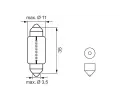 BOSCH rovka osvtlen poznvac znaky LED Retrofit BL BO 1987301501, 1 987 301 501