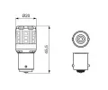 BOSCH rovka blikae LED Retrofit BL BO 1987301517, 1 987 301 517