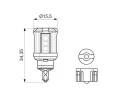 BOSCH rovka blikae LED Retrofit BL BO 1987301523, 1 987 301 523