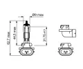 BOSCH rovka mlhovky Pure Light WS BO 1987302025, 1 987 302 025