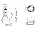 BOSCH rovka H8 12V 35W PGJ19-1 BO 1987302081, 1 987 302 081