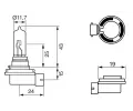 BOSCH rovka H9 12V 65W PGJ19-5 BO 1987302082, 1 987 302 082