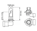 BOSCH rovka HB3 12V 60W P20d BO 1987302152, 1 987 302 152