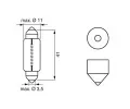 BOSCH rovka 12V 10W SV8,5-8 BO 1987302210, 1 987 302 210