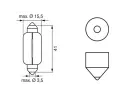 BOSCH rovka C21W 12V 21W SV8,5-8 BO 1987302230, 1 987 302 230