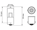 BOSCH rovka 12V 10W BA9s BO 1987302233, 1 987 302 233