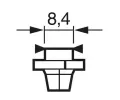 BOSCH rovka BO 1987302255, 1 987 302 255