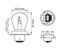 BOSCH rovka S3 6V 15W P26s BO 1987302606, 1 987 302 606