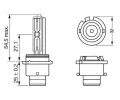 BOSCH Vbojka D2R 12V 35W P32d-3 BO 1987302903, 1 987 302 903