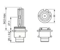 BOSCH Vbojka D2S 12V 35W P32d-2 BO 1987302904, 1 987 302 904