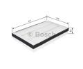 BOSCH Filtr - vzduch v interiru BO 1987431218, 1 987 431 218
