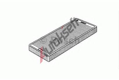 BOSCH Filtr - vzduch v interiru BO 1987431387, 1 987 431 387