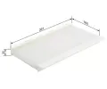 BOSCH Filtr - vzduch v interiru BO 1987432076, 1 987 432 076