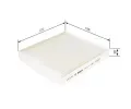 BOSCH Filtr - vzduch v interiru BO 1987432121, 1 987 432 121