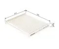 BOSCH Filtr - vzduch v interiéru BO 1987432148, 1 987 432 148