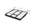 BOSCH Filtr - vzduch v interiru BO 1987432155, 1 987 432 155