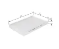 BOSCH Filtr - vzduch v interiru BO 1987432183, 1 987 432 183