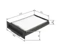 BOSCH Filtr - vzduch v interiru BO 1987432210, 1 987 432 210
