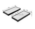BOSCH Filtr - vzduch v interiru BO 1987432211, 1 987 432 211