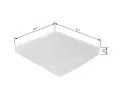 BOSCH Filtr vzduchu v interiru BO 1987432273, 1 987 432 273