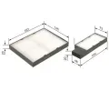 BOSCH Filtr vzduchu v interiru BO 1987432276, 1 987 432 276