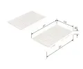 BOSCH Filtr vzduchu v interiru BO 1987432278, 1 987 432 278