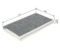 BOSCH Filtr vzduchu v interiru BO 1987432402, 1 987 432 402