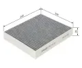BOSCH Filtr - vzduch v interiru BO 1987432409, 1 987 432 409