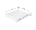 BOSCH Filtr vzduchu v interiru BO 1987432539, 1 987 432 539