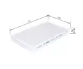 BOSCH Filtr vzduchu v interiru BO 1987435012, 1 987 435 012