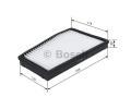 BOSCH Filtr vzduchu v interiru BO 1987435038, 1 987 435 038