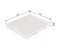 BOSCH Filtr vzduchu v interiru BO 1987435065, 1 987 435 065