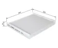 BOSCH Filtr vzduchu v interiru BO 1987435078, 1 987 435 078