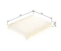 BOSCH Filtr vzduchu v interiru BO 1987435082, 1 987 435 082