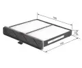 BOSCH Filtr vzduchu v interiru BO 1987435085, 1 987 435 085